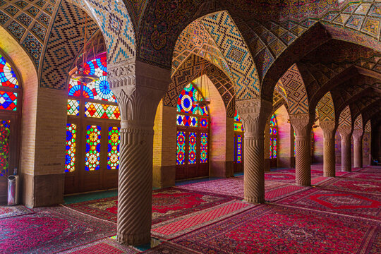 Nasir al Mulk Mosque in Shiraz, Ira