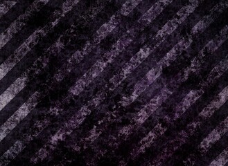Black purple striped background with blur, gradient and grunge texture. Striped texture. Space for creative ideas and graphic design. Vintage background from colored lines. Watercolor texture.