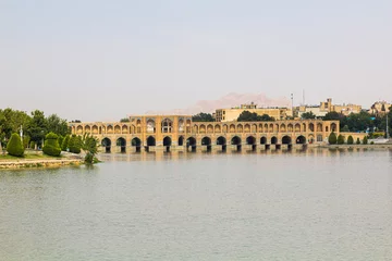 Papier Peint photo Pont Khadjou Pont de Khaju à Ispahan, Iran