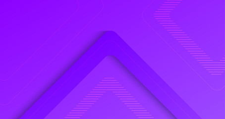 Minimalist purple background with creative overlap square shape, modern banner concept vector.