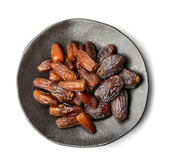 Big Dates Isolated. Date Palm Fruits