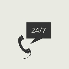 customer service vector icon illustration sign 
