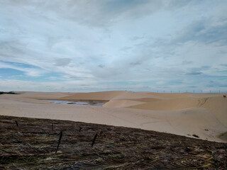 Region known as Morro Branco, now called Lençóis Piauienses. Place beautiful dunes and ponds formed by rainwater.
