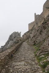 Fototapeta na wymiar Scorcio del castello di Mussomeli