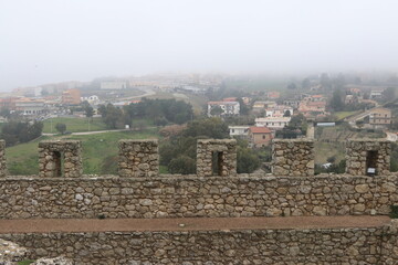Scorcio del castello di Mussomeli