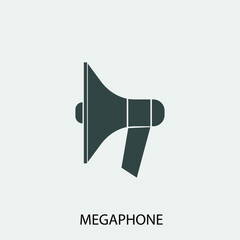 megaphone vector icon illustration sign 