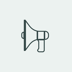 megaphone vector icon illustration sign 