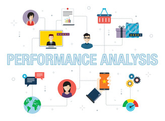 Evaluation, support, consumer, experience, customer, service, performance and analysis icons.