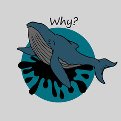 A whale in a polluted ocean asks for what?