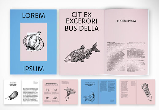 Simple Illustrated Brochure