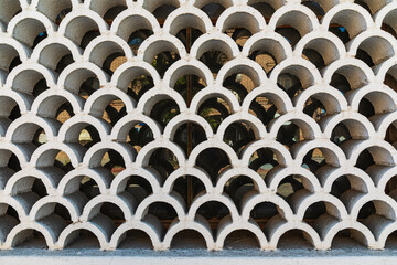 Obraz premium Arched perforated wall in Todos Santos.