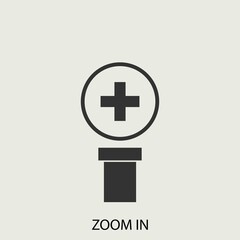 Obraz premium zoom in vector icon illustration sign 