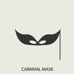  carnival mask vector icon illustration sign 