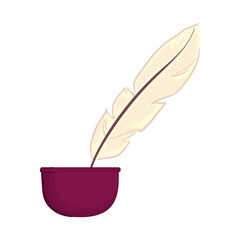 feather to write