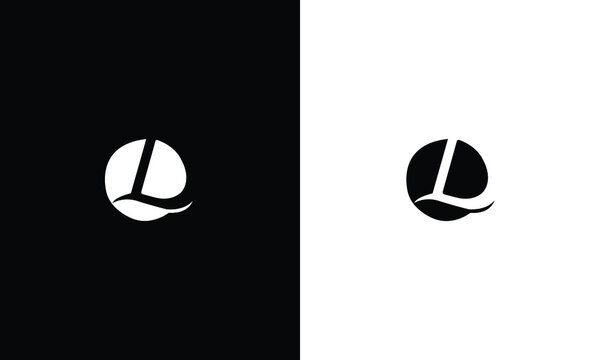 Letter LV Simple Monogram Logo Icon Design. Stock Vector