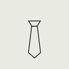 necktie vector icon illustration sign 