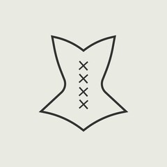 sexy lingerie vector icon illustration sign 