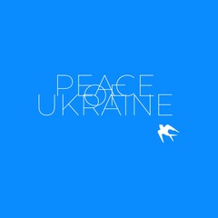 Obraz premium Pray for Ukraine sign. Vector isolated on white background 