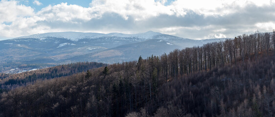 View of the Karkonosze Mountains - Sudetes - Poland