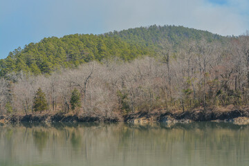 Cucumber Creek flowing through  Ouachita National Forest, Broken Bow, McCurtain County, Oklahoma