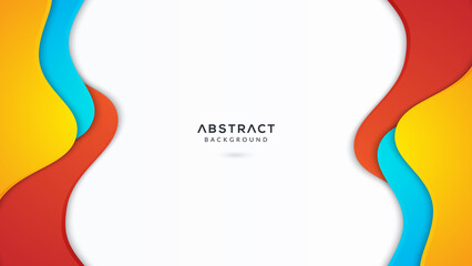 Colorful paper cut background