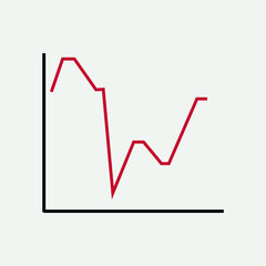 Obraz premium Strictly minimalist schedule for business and finance