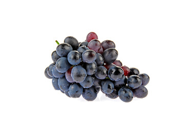 Grapes in white background