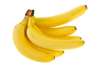 Bananas on a white background