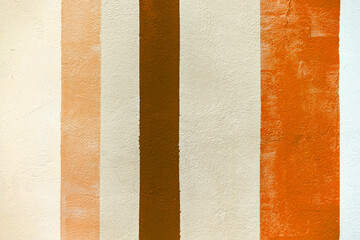 Fototapeta premium Grunge concrete wall with colorful stripes
