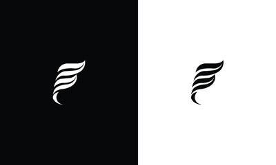 Initial F Modern Logo Icon