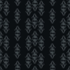 A beautiful seamless pattern. Cute patterns and swirls. Pattern for wallpaper and backgrounds