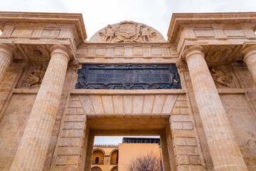 Puerta del Puente is a Renaissance gate in Cordoba, Spain.