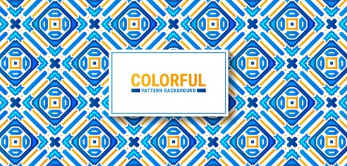 Obraz premium Colorful abstract geometric pattern design