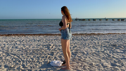 Relaxing at a beach on Key West - travel photography