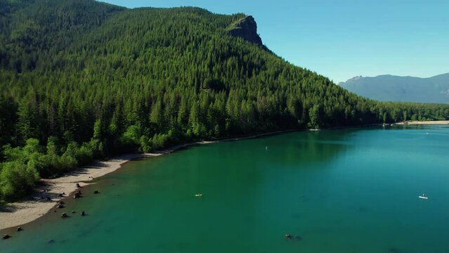 Stunning Aerial View of Popular Washington State Nature Recreation Area