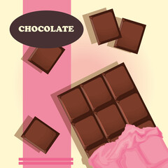 chocolate bar poster