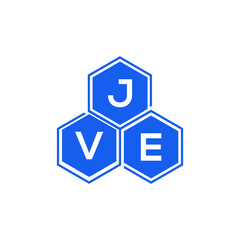 JVE letter logo design on White background. JVE creative initials letter logo concept. JVE letter design. 