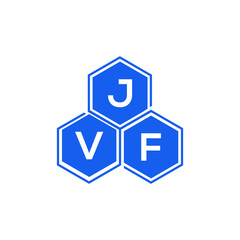 JVF letter logo design on White background. JVF creative initials letter logo concept. JVF letter design. 