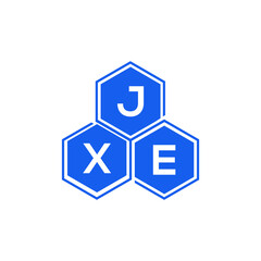 JXE letter logo design on White background. JXE creative initials letter logo concept. JXE letter design. 