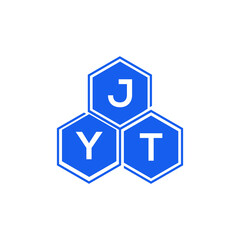 JYT letter logo design on White background. JYT creative initials letter logo concept. JYT letter design. 