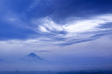 Cloud Vortex Volcano