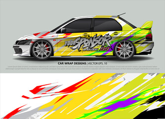 car wrap design. simple lines with abstract background vector concept for vehicle vinyl wrap and automotive decal livery
