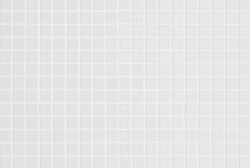 White ceramic wall and floor tile abstract background. Design geometric gray mosaic texture decoration.
