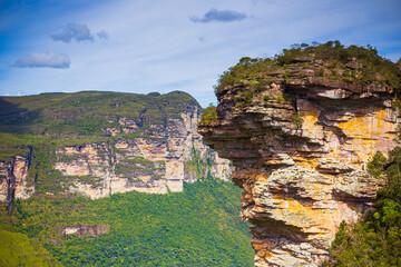 Fototapeta na wymiar Wild mountains nature in brazil paradise