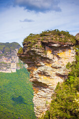 Wild mountains nature in brazil paradise
