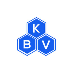 KBV letter logo design on White background. KBV creative initials letter logo concept. KBV letter design. 