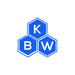 KBW letter logo design on White background. KBW creative initials letter logo concept. KBW letter design. 