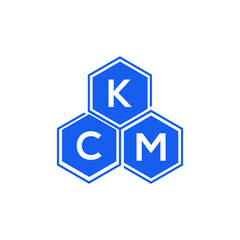 KCM letter logo design on White background. KCM creative initials letter logo concept. KCM letter design. 