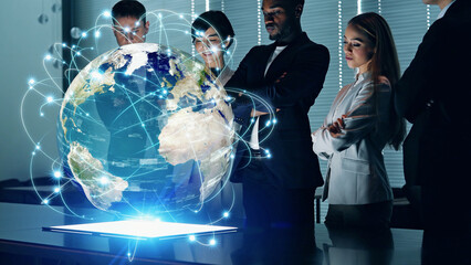 Global business concept. Worldwide business. Management strategy.