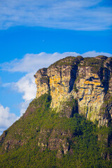 Fototapeta na wymiar Wild mountains nature in brazil paradise